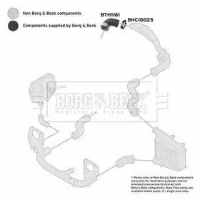 Шлангопровод BORG & BECK BTH1161