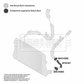 Шлангопровод BORG & BECK BTH1167