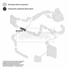 Шлангопровод BORG & BECK BTH1170