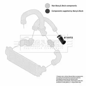 Шлангопровод BORG & BECK BTH1172