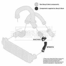 Шлангопровод BORG & BECK BTH1174