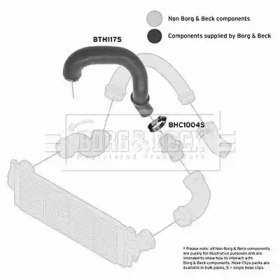 Шлангопровод BORG & BECK BTH1175