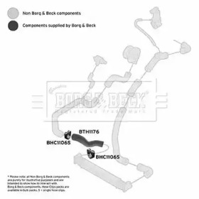 Шлангопровод BORG & BECK BTH1177