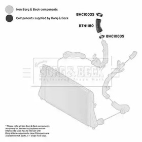 Шлангопровод BORG & BECK BTH1180