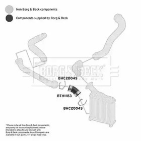 Шлангопровод BORG & BECK BTH1183