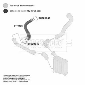 Шлангопровод BORG & BECK BTH1185