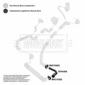 Шлангопровод BORG & BECK BTH1186