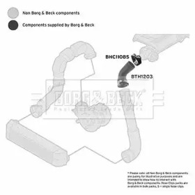 Шлангопровод BORG & BECK BTH1203