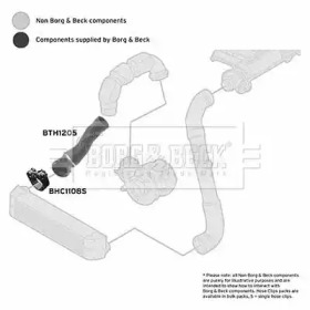 Шлангопровод BORG & BECK BTH1205