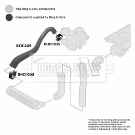 Шлангопровод BORG & BECK BTH1209