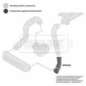 Шлангопровод BORG & BECK BTH1211