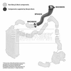 Шлангопровод BORG & BECK BTH1231