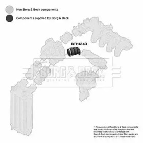 Шлангопровод BORG & BECK BTH1243