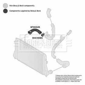 Трубка нагнетаемого воздуха BORG & BECK BTH1245