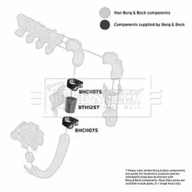 Шлангопровод BORG & BECK BTH1257