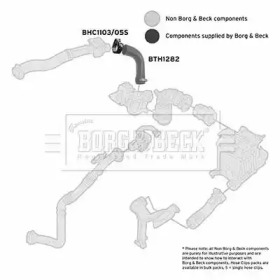 Шлангопровод BORG & BECK BTH1282