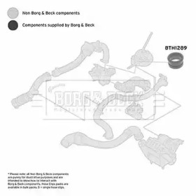 Шлангопровод BORG & BECK BTH1289