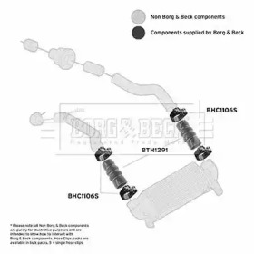 Шлангопровод BORG & BECK BTH1291