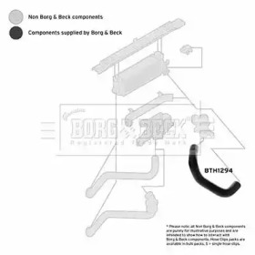 Трубка нагнетаемого воздуха BORG & BECK BTH1294