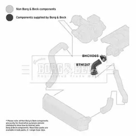 Шлангопровод BORG & BECK BTH1317