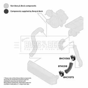 Шлангопровод BORG & BECK BTH1318