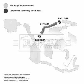 Шлангопровод BORG & BECK BTH1321