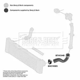 Шлангопровод BORG & BECK BTH1348