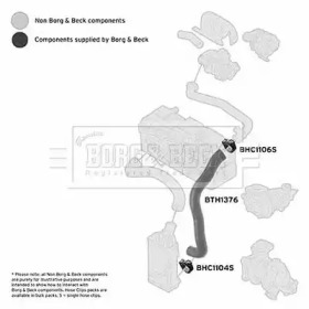 Шлангопровод BORG & BECK BTH1376