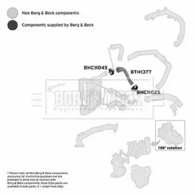 Шлангопровод BORG & BECK BTH1377