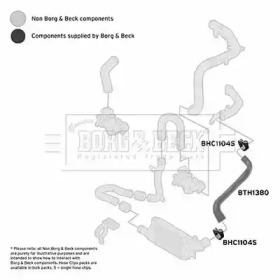 Шлангопровод BORG & BECK BTH1380