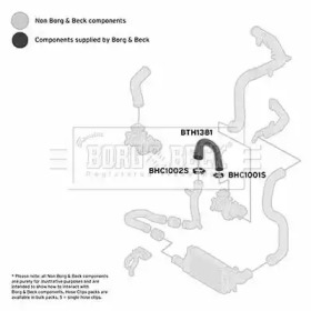 Шлангопровод BORG & BECK BTH1381