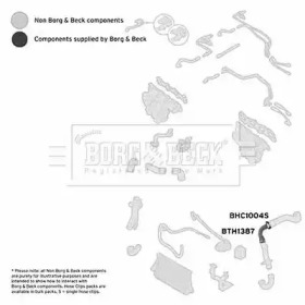 Шлангопровод BORG & BECK BTH1387