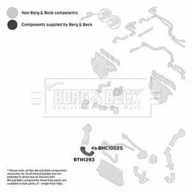 Шлангопровод BORG & BECK BTH1393