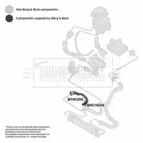 Шлангопровод BORG & BECK BTH1395