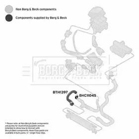 Шлангопровод BORG & BECK BTH1397