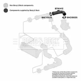 Шлангопровод BORG & BECK BTH1412