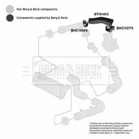 Шлангопровод BORG & BECK BTH1413