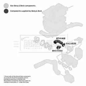 Шлангопровод BORG & BECK BTH1418