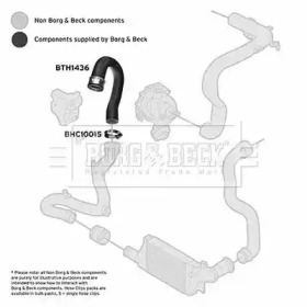 Шлангопровод BORG & BECK BTH1436