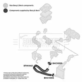 Шлангопровод BORG & BECK BTH1442