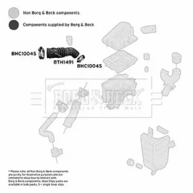 Шлангопровод BORG & BECK BTH1491