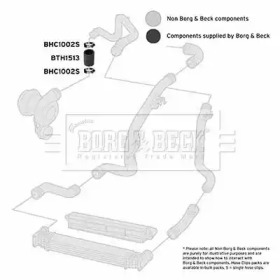 Шлангопровод BORG & BECK BTH1513