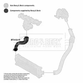 Шлангопровод BORG & BECK BTH1549