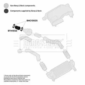 Шлангопровод BORG & BECK BTH1552