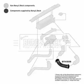 Шлангопровод BORG & BECK BTH1555