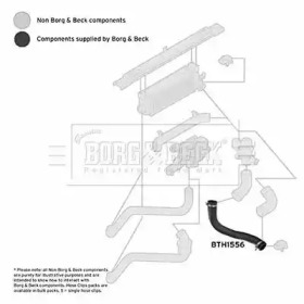 Шлангопровод BORG & BECK BTH1556