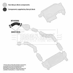 Трубка нагнетаемого воздуха BORG & BECK BTH1586