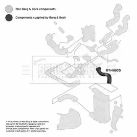 Шлангопровод BORG & BECK BTH1605