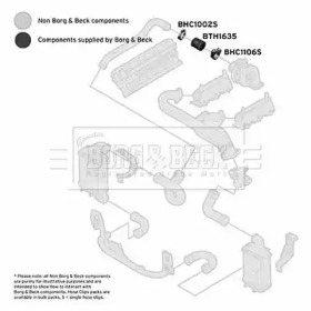 Шлангопровод BORG & BECK BTH1635