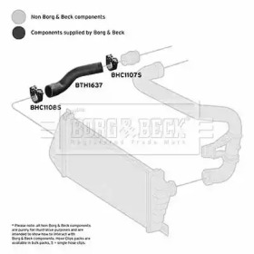 Шлангопровод BORG & BECK BTH1637